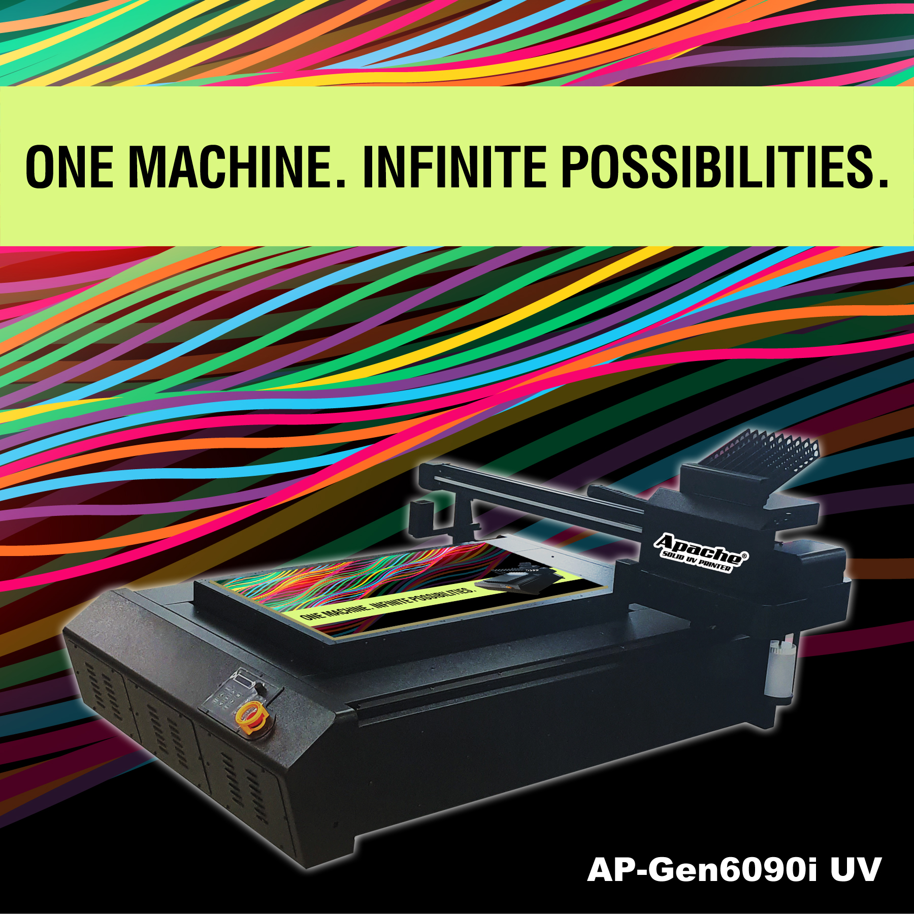 AP-Gen6090i UV Flatbed Printer