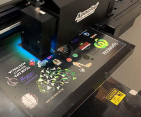 Apache Printer printing on film